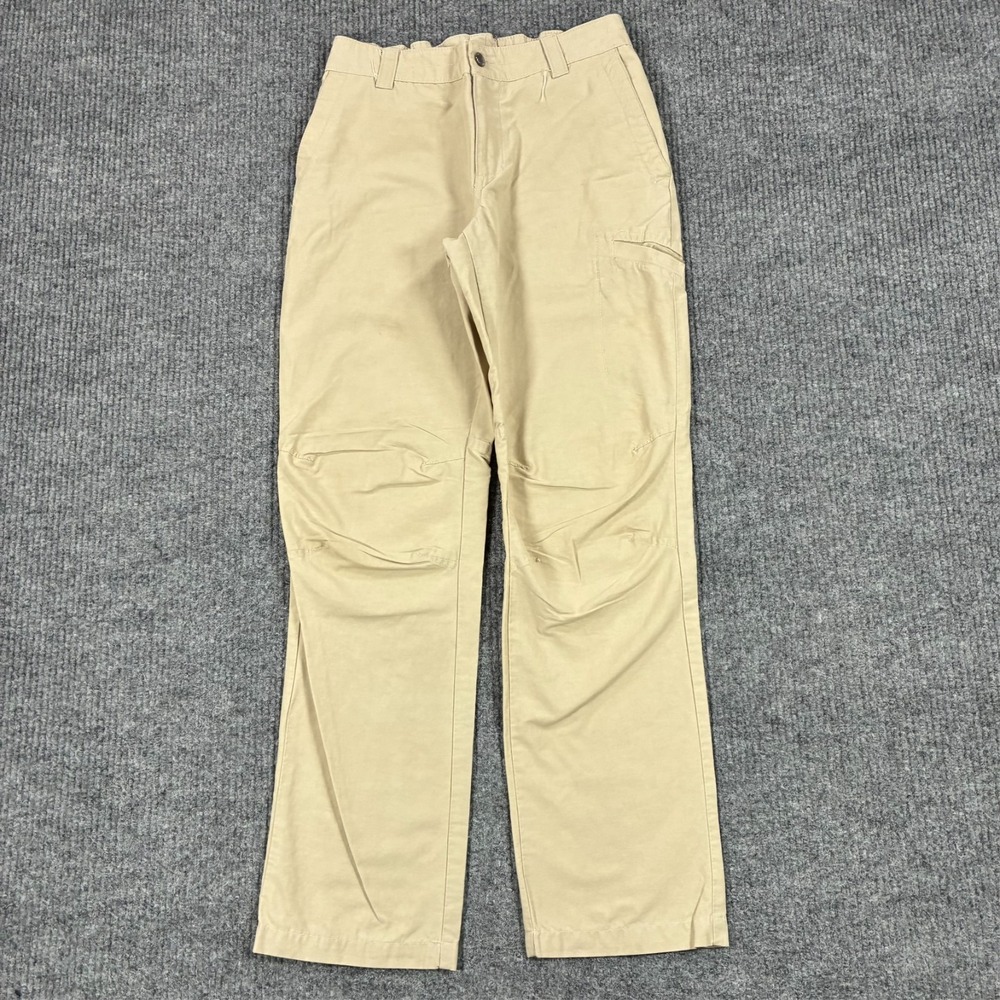 Columbia Titanium Mens Cargo Hiking Pants Size 32x32 Beige Elastic Waist Outdoor